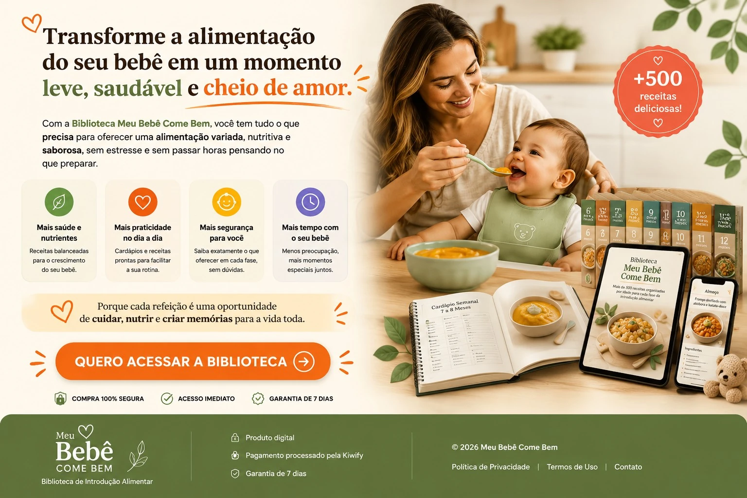 Fechamento da página e rodapé